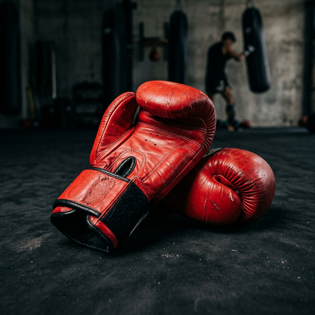 Muay Thai Sparring Gloves - Red
